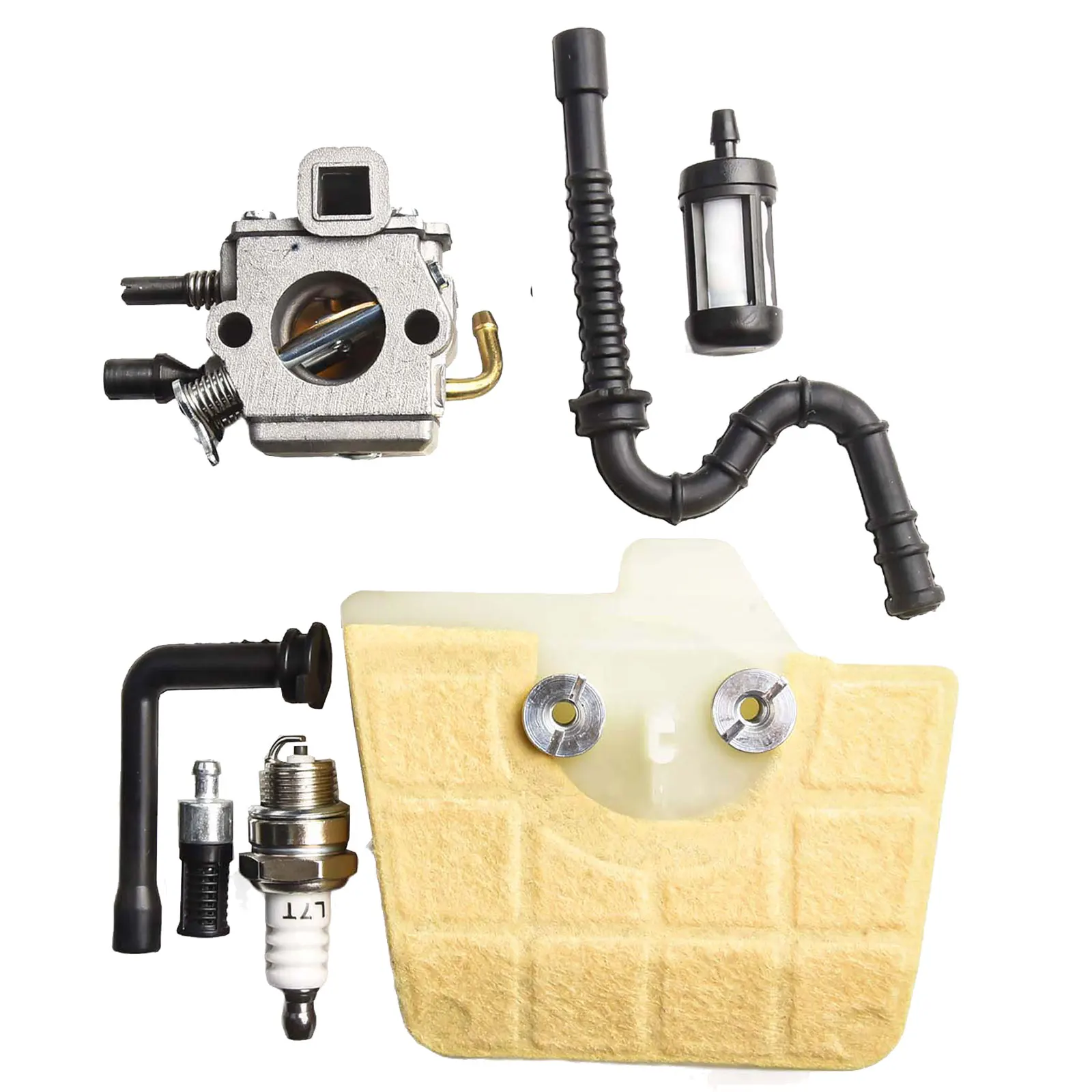 /Carburetor /Air /Filter Kit Metal For 034 036 MS340 MS360 For Zama C3A-S31A Chainsaw Parts Accessories
