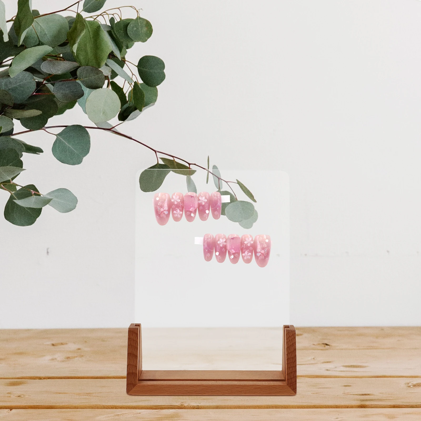 

Multifunctional Acrylic Board Durable Clear Stand For Art False Holder Color Display Rack Jewelry Earrings Organizer Wall