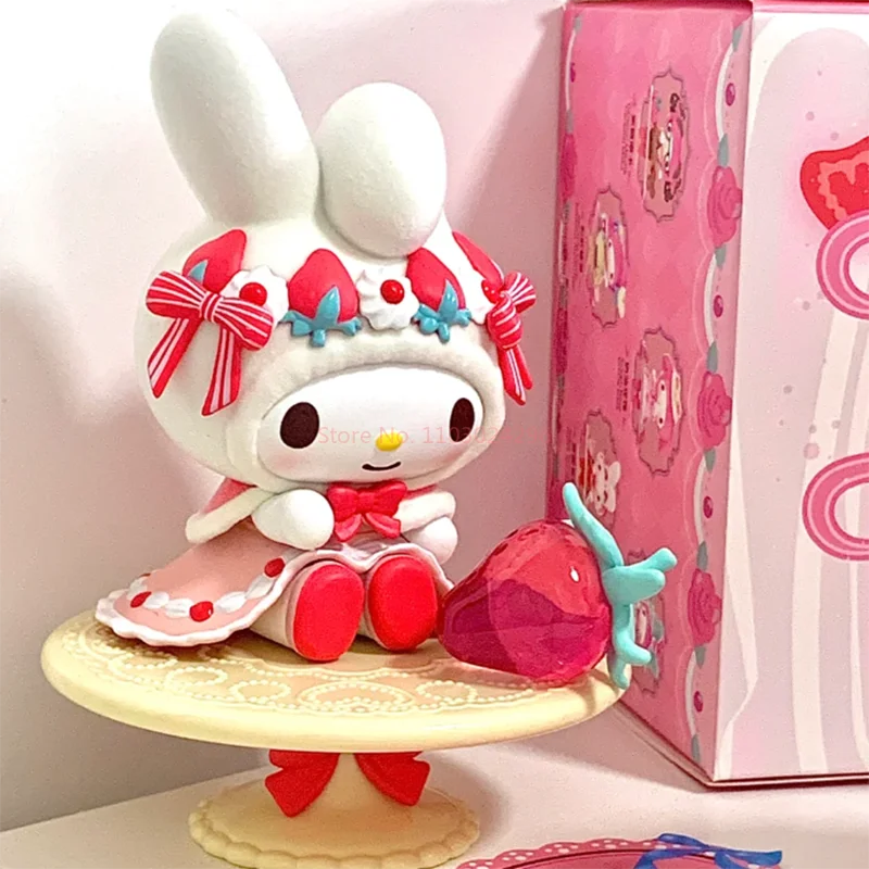 Sanrio My Melody Afternoon Tea Series Blind Box Action Figures Collection Mystery box Doll Decoration Girl Gift Toy