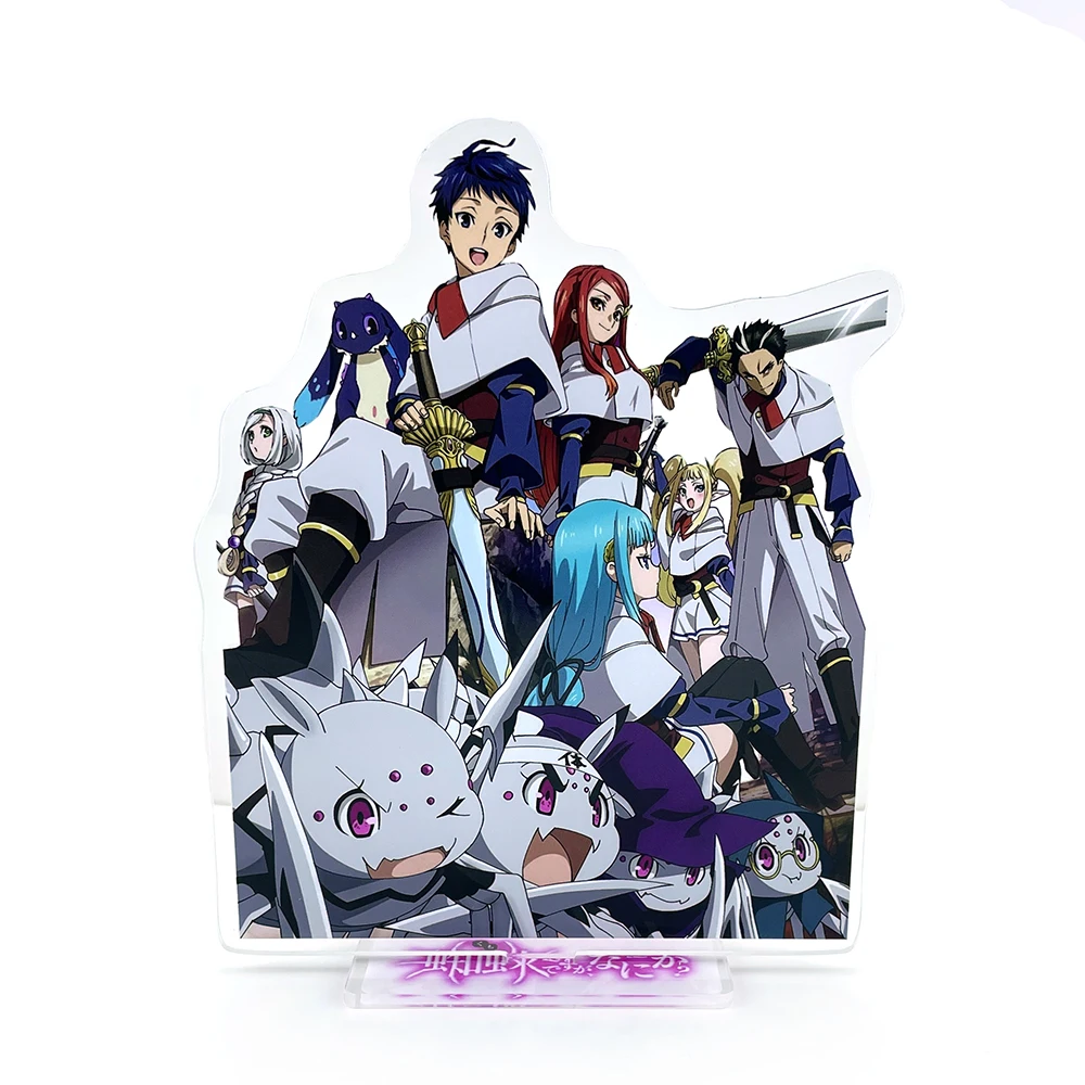 Kumo Desu ga Nani ka Kumoko Feirune Ariel Anabald Zagan Analeit acrylic stand figure model plate holder cake topper anime