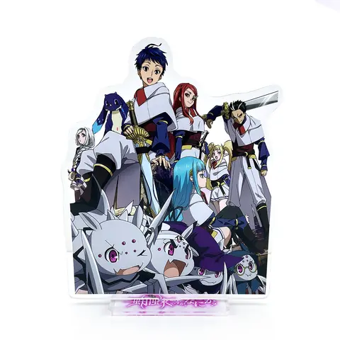 Kumo Desu ga Nani ka Kumoko Feirune Ariel Anabald Zagan Analeit acrylic stand figure model plate holder cake topper anime