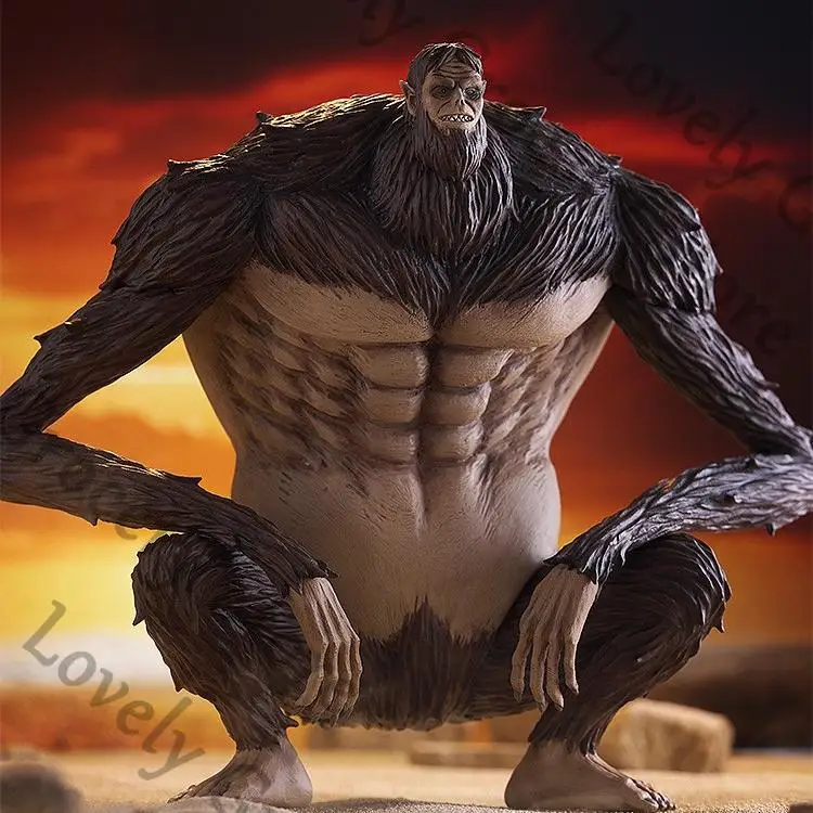 حقيقي أنيمي هجوم على تيتان Zeke Jaeger الوحش كيمونو Shingeki لا كيوجين تأثيري التميمة أرقام نموذج الكرتون المرآب أطقم هدية