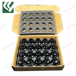 X20pc suitable for Range Rover Discovery 3/4/5 black wheel hub nut forged alloy reinforced version LR056214 LR068126