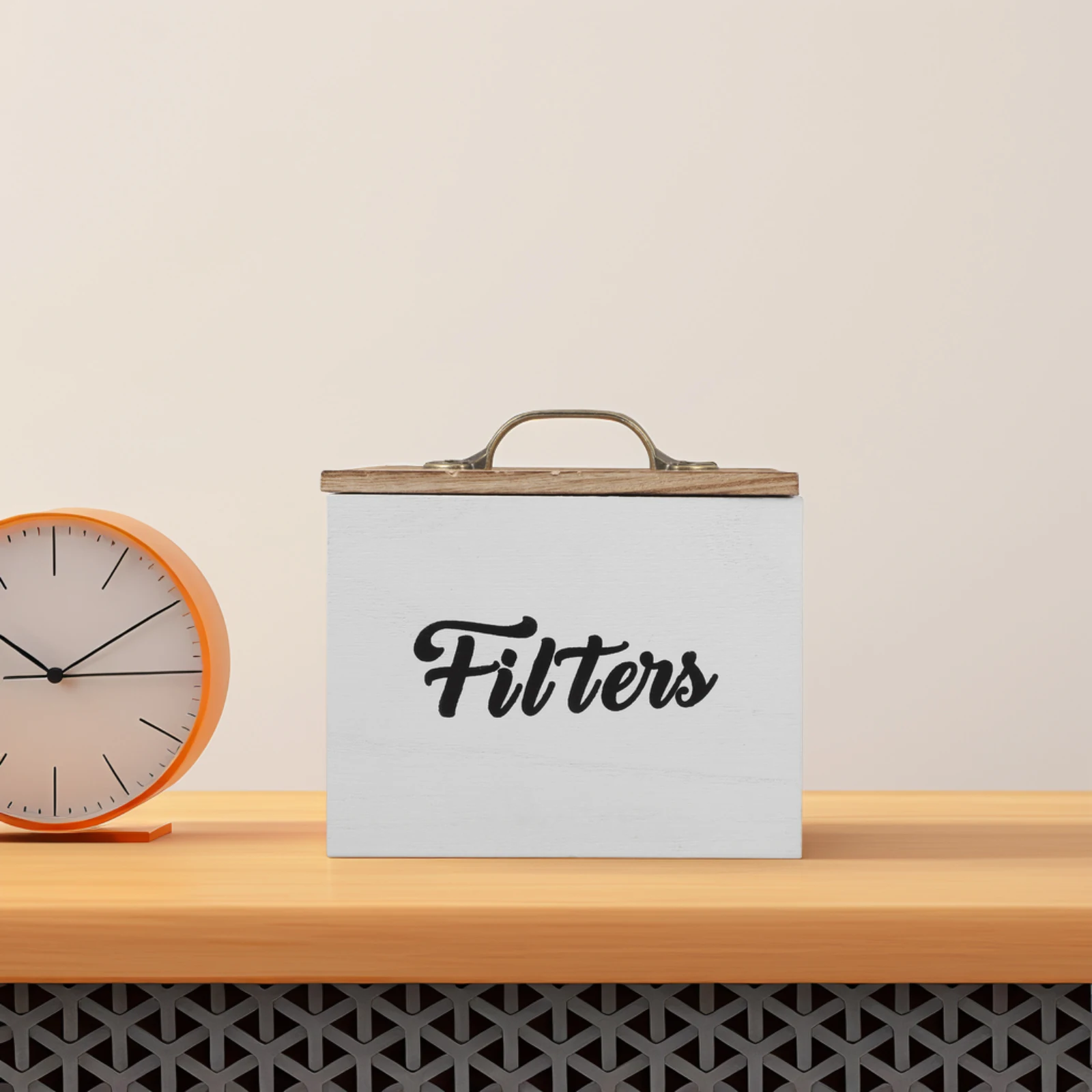 

Coffee Storage Box Apartment Friendly Upgrades Boxes with Handles Basket Lid Aesthetic Bins for Magazines