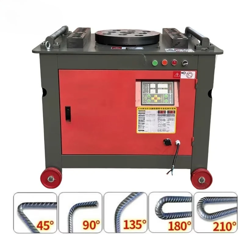 Steel Bar Stirrup Making Machine Low Vibration Smooth Wire Conveying Suitable For Indoor Prefabricated Component Production Line