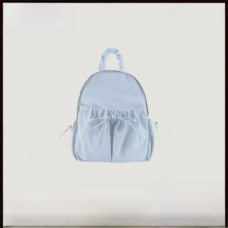 

UR Fre Sle Blue Nylon Women's Bapa Faionable Double oulder Bag New 2025 Spring Summer Seasonal Fren