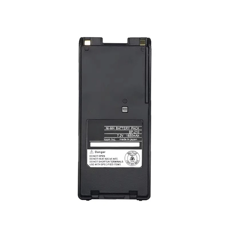 New High Quality BP-210 7.2V 1650mAh Walkie Talkie Battery for Icom IC-A24 209 V8 V82 F21 IC35FI Large Capacity NI-MH Battery