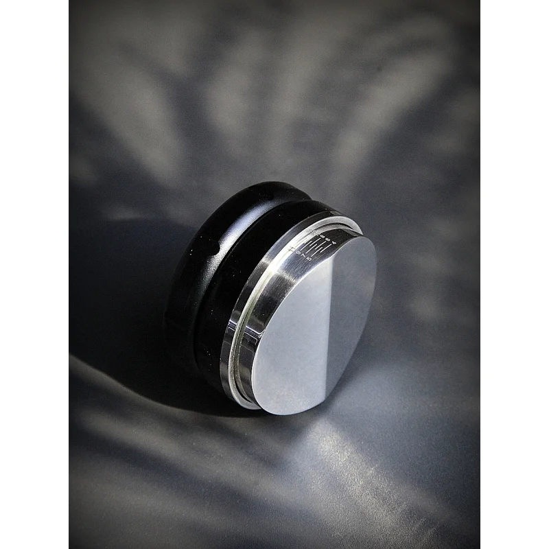 For professional-grade single-leaf coffee powder maker, 58.55mm titanium-coated stainless steel base, universal