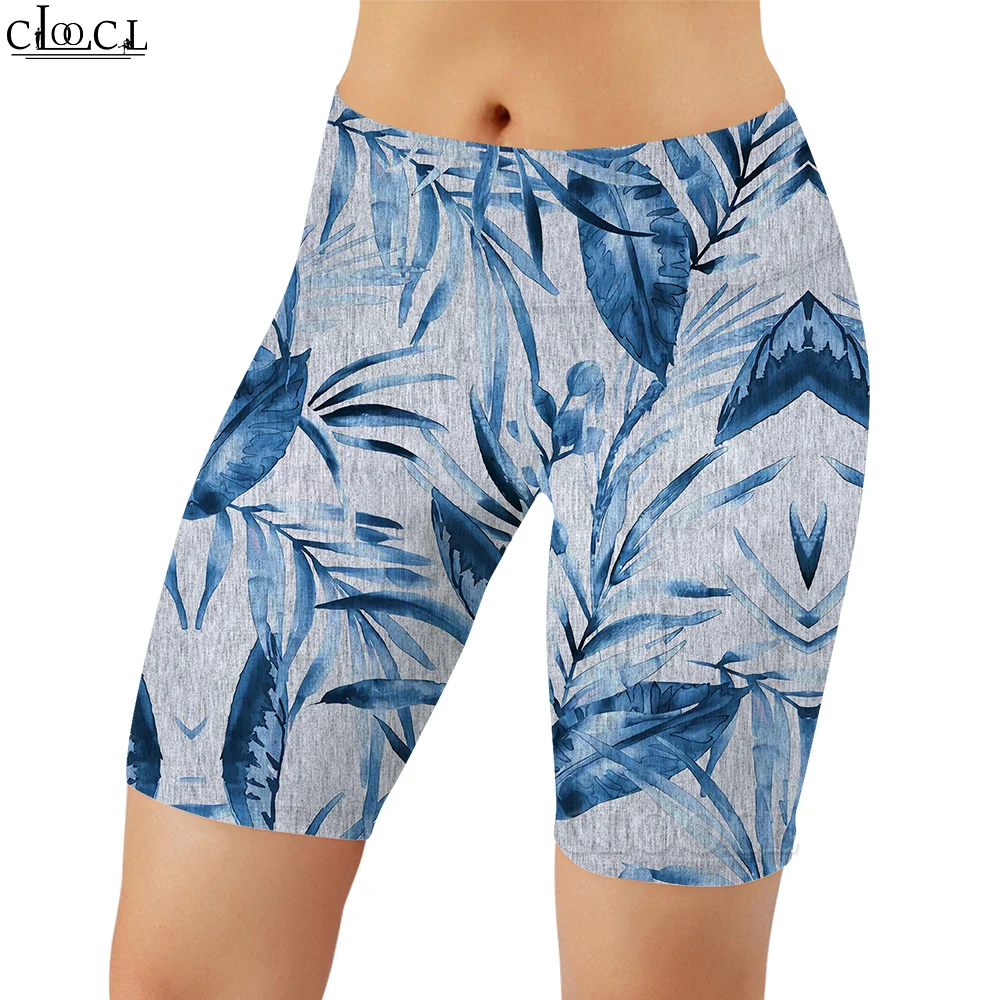 CLOOCL Women Legging Vintage Flower 3D Pattern Printed Shorts for Female Sexy Sweatpants High Waist Pants Leggings Fitness