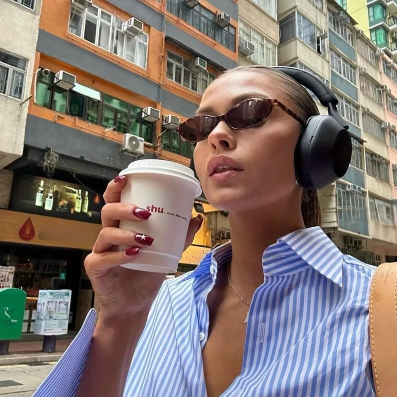 

10 Pcs Vintage-Inspired Oval Glasses for Women - Perfect for Street Fashion