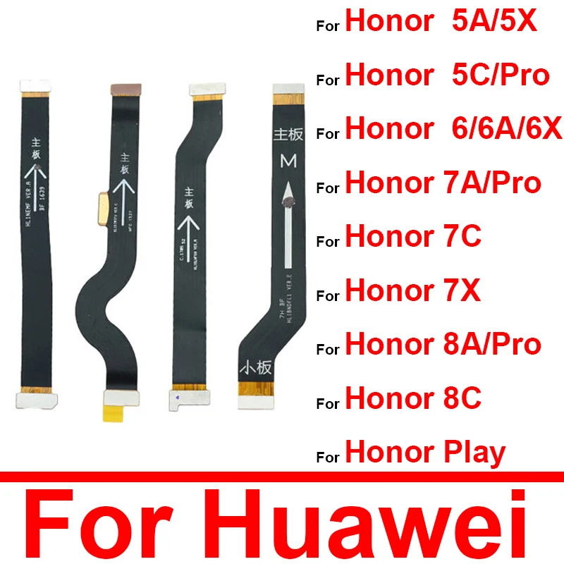 Elastyczny kabel LCD płyty głównej do Huawei Honor Play 5C 7A 8A Pro 6 5A 5X 6X 7X 8C 7C RU 7A Globalne części wstążki płyty głównej 5.7 cala