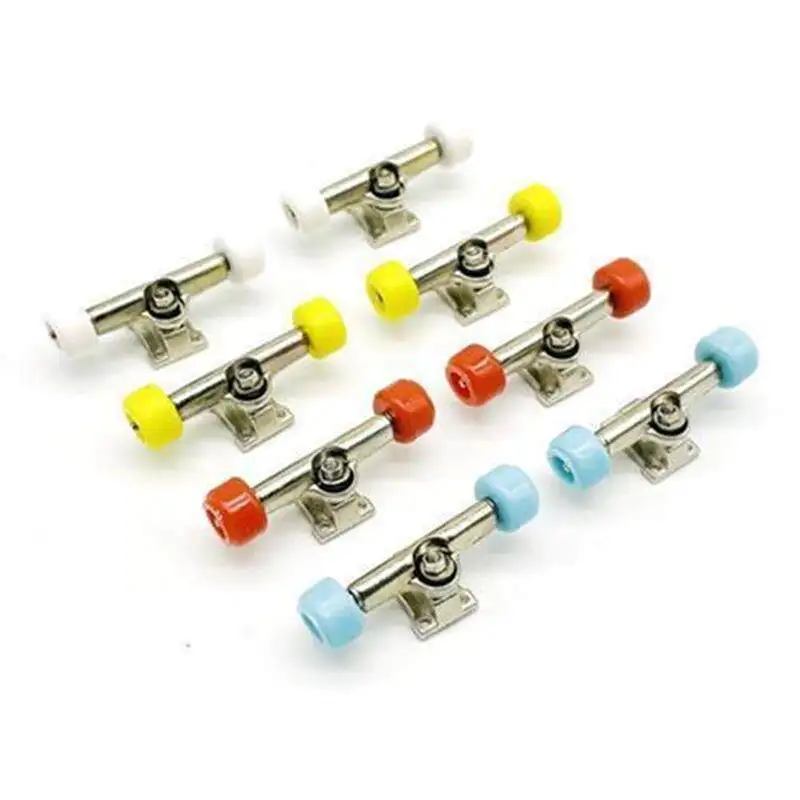 Finger skateboard multi-color bearing wheels professional bracket bridge