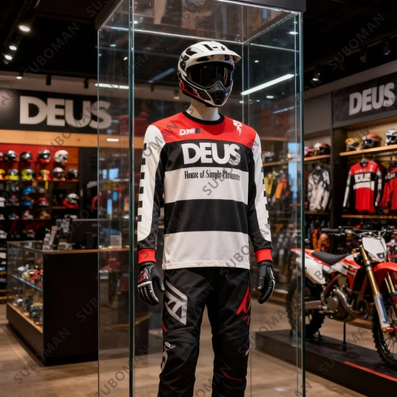 Image of DEUS MTB ENDURO Camouflage Fahrradtrikot Langarm Motocross MTB Downhill Mountainbike Maillot Ciclismo Schnelltrocknendes Shirt
