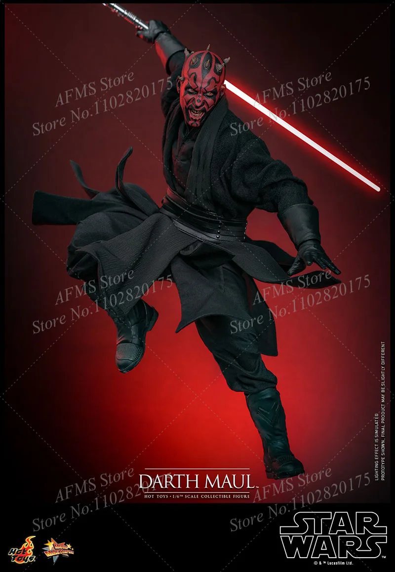 HOTTOYS MMS 748 1/6 Figura Colecionável Star Wars Darth Maul Combat Warrior Conjunto Completo 12 Polegada Figura de Ação homens Corpo de Soldado