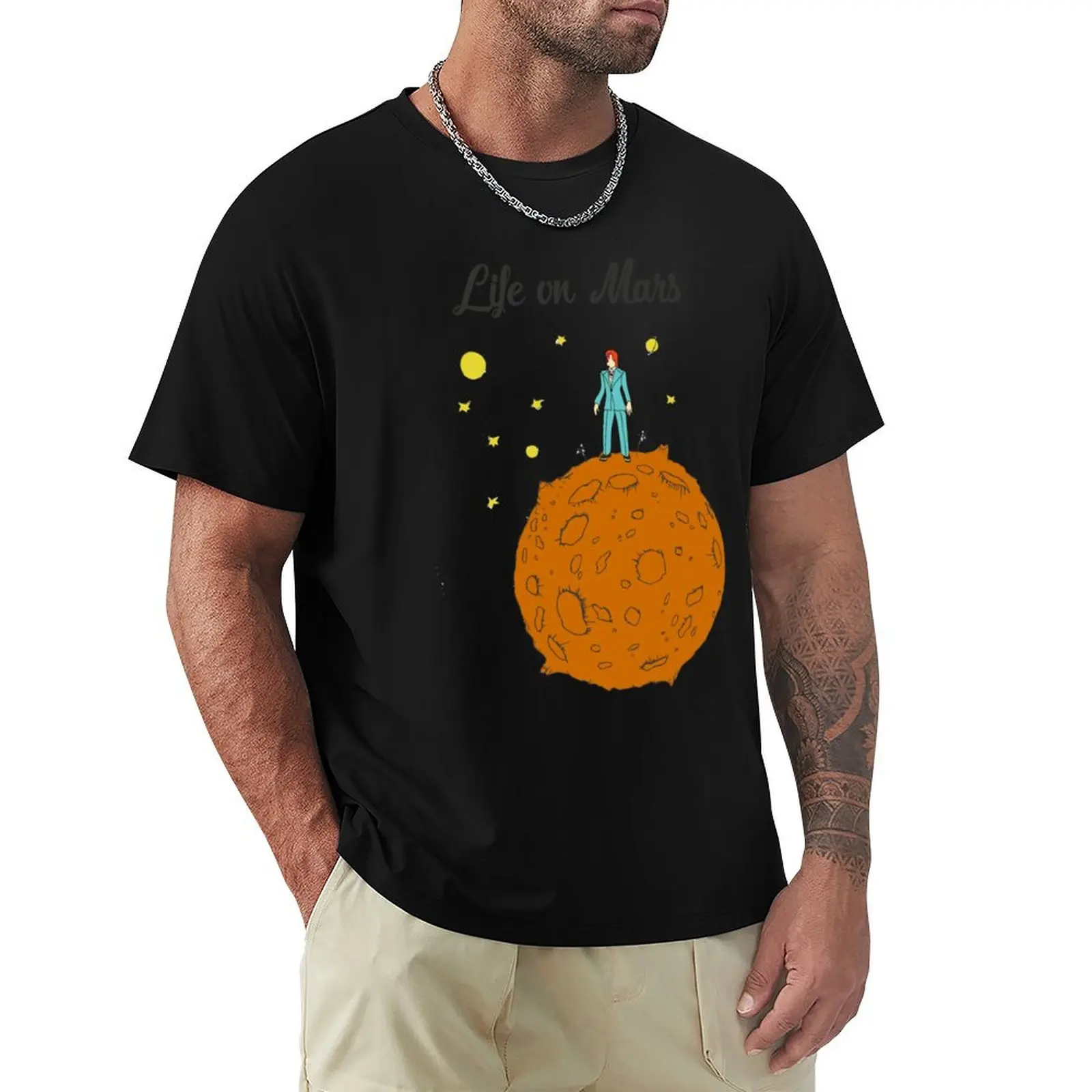 Life on Mars T-Shirt summer top plus size clothes mens t shirts top quality