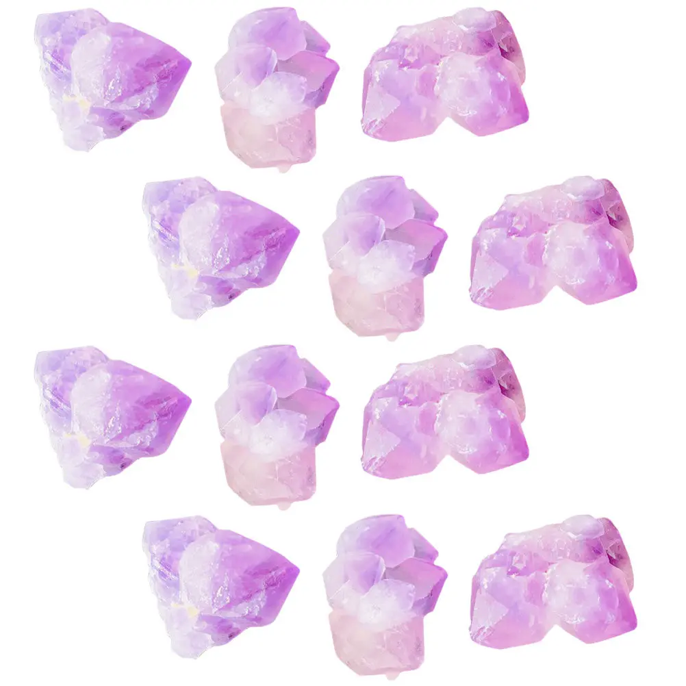 

1Pack Natural Amethyst Crystal Chips Tumbled Stones for Scented Oil Diffusers Home Decor Craft Projects Vase Planter Succulent