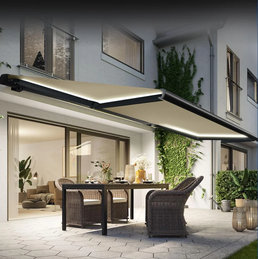 Balcony Canopy Garden Supplies Toldos Para Exterior Rain Cover for Balcony Sun Awning for Garden  Electric Canopy Auvent