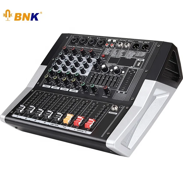 Professional Power BNK Mixer Amplificato Mezclador De Audio BK-40