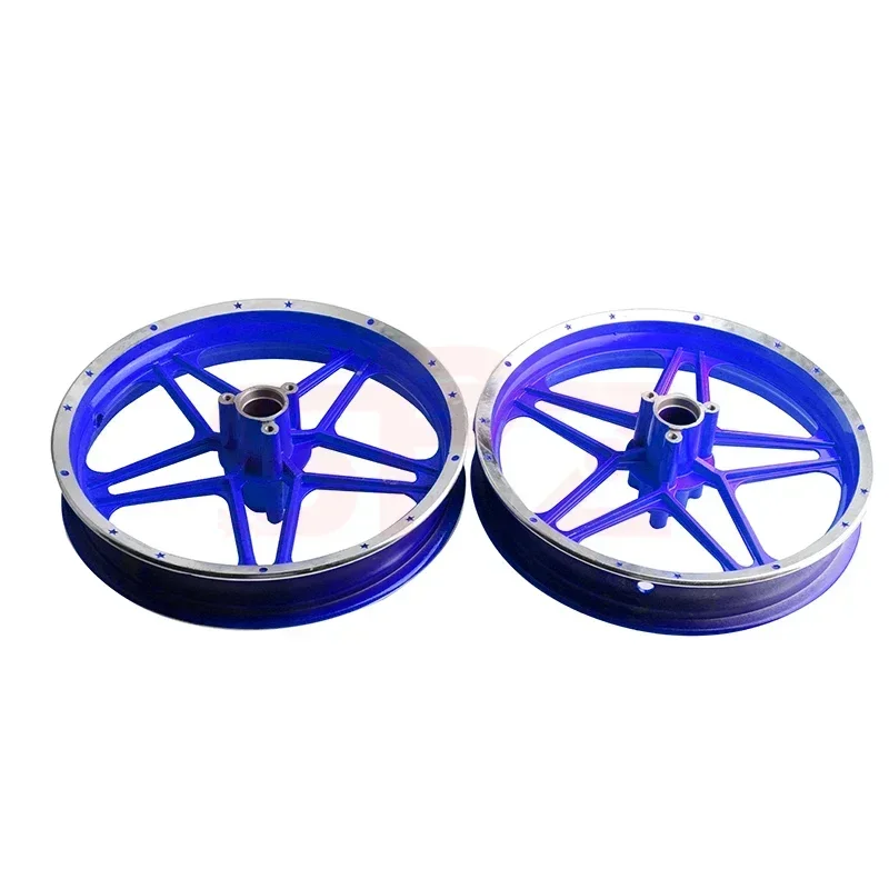 2.50-10 Inch Aluminium Front Wheel And Rear Wheel Set Rim Wheel Hub Assembly for Pit Bike Dirt Bike Quad Bike Moto Accessories