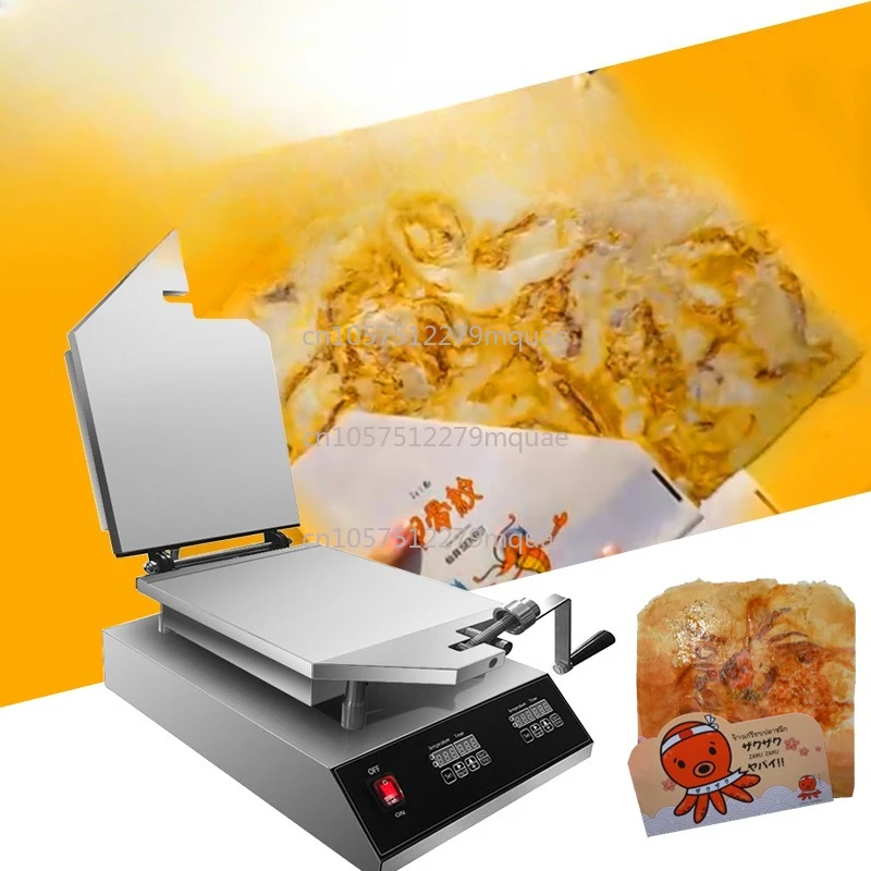 آلة الأحفوري للمأكولات البحرية، آلة معدات الوجبات الخفيفة التجارية، آلة فطيرة التدفئة الكهربائية الأوتوماتيكية #5