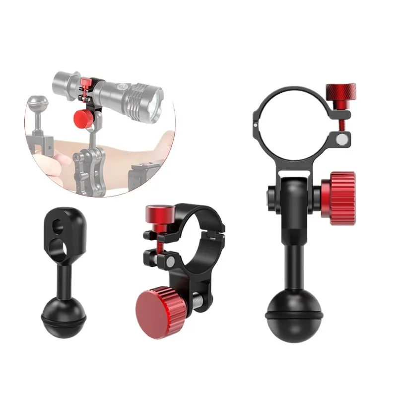 Underwater Flashlight - Diving Flashlight Holder YS Mount Aluminum