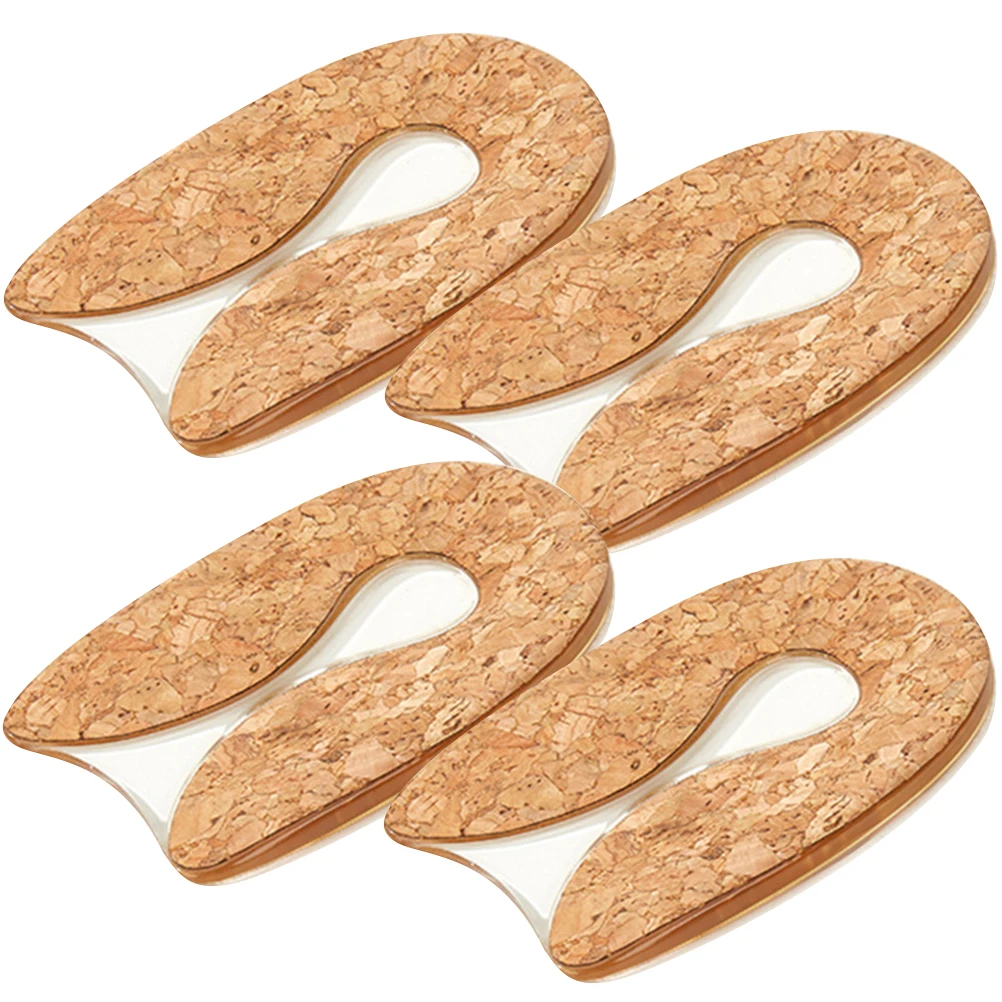 2pcs 실리콘 발 뒤꿈치 패드 통기성 안티 쇼크 깔창 여성용 남성용 재사용 가능한 발 뒤꿈치 보호대 신발 액세서리 발 관리 도구