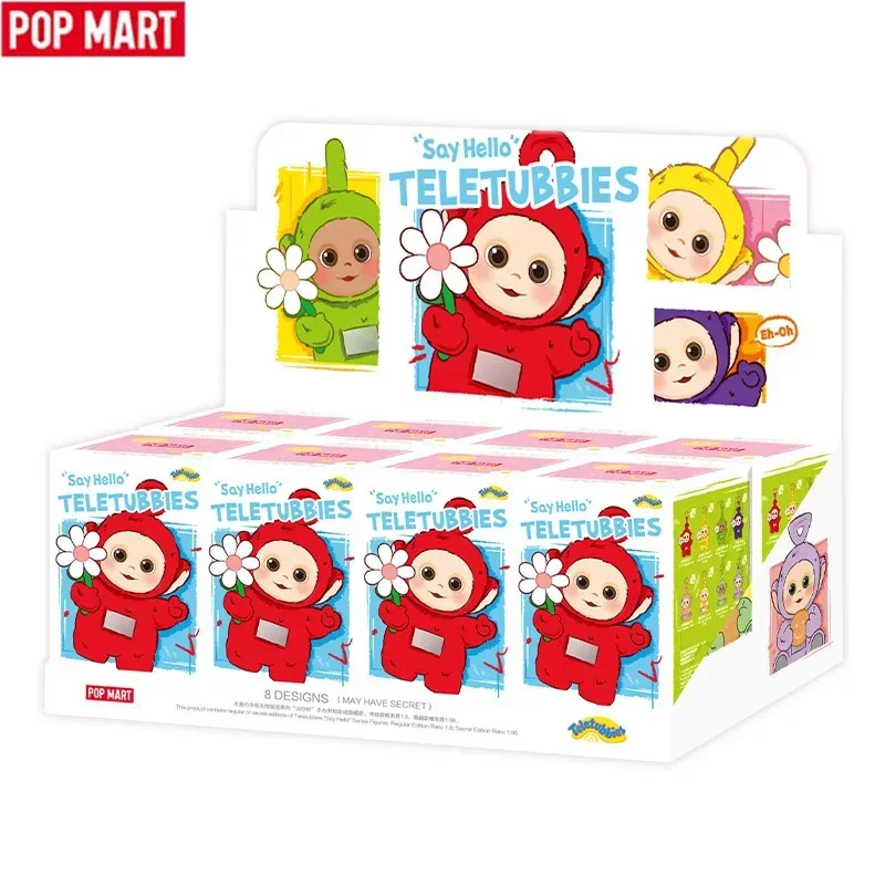 

POPMART TELETUBBIES Say Hello Series слепая коробка натуральная сумка для догадок оригинальная загадочная коробка подвесная кукла игрушка украшение для рабочего стола