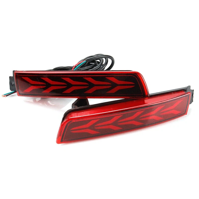 Rear Bumper Reflector LED Tail Light Lamp Stop Lights Fog Light for Infiniti FX QX70 ESQ for Nissan LIVINA Quest Terra