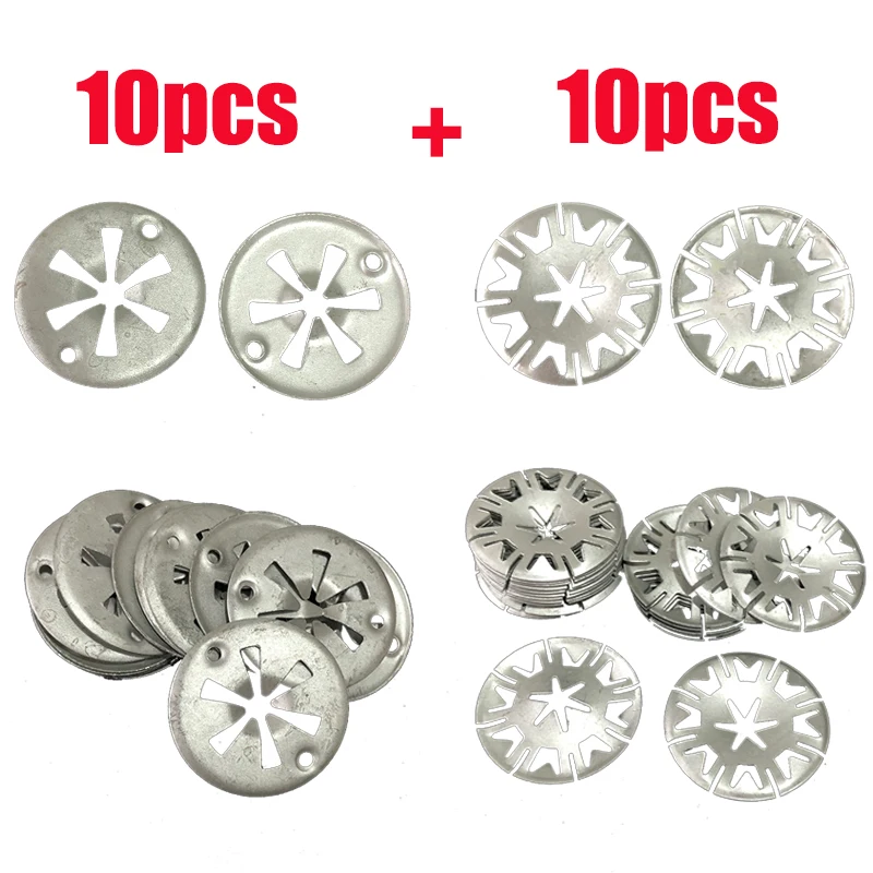 20Pcs Metal Clips for VW N90335004 Transporter T4 T5 Metal Clamping Washers Heat Shield Insulation Cover Clips for AUDI A3 S3 A4