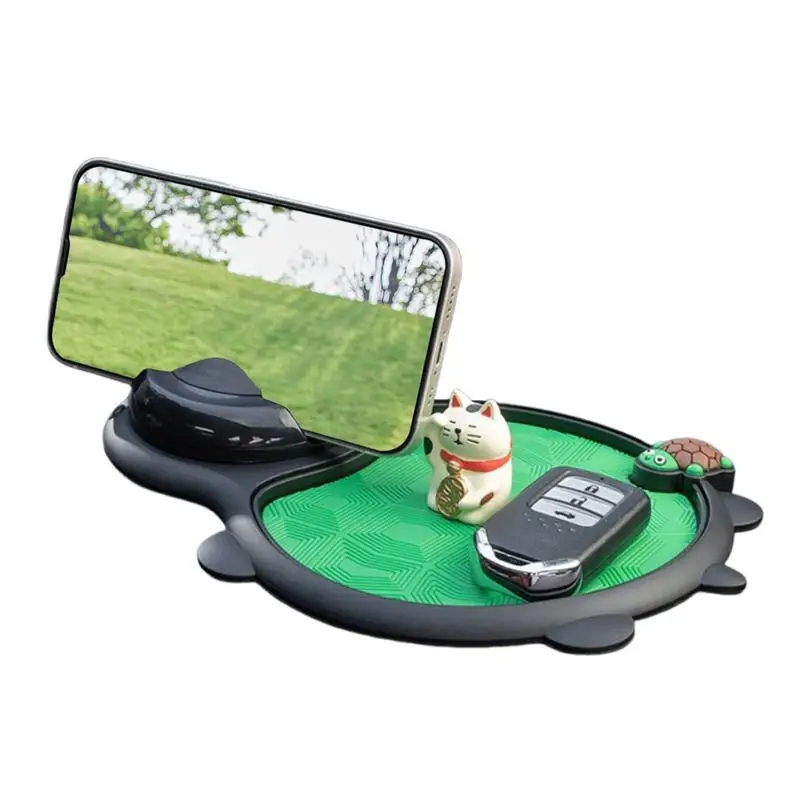 

Dashboard Mat Non Slip Smartphones Stand Multifunctional Organizer Pad Anti Slip Mat Tray With Parking Number For Desk Car