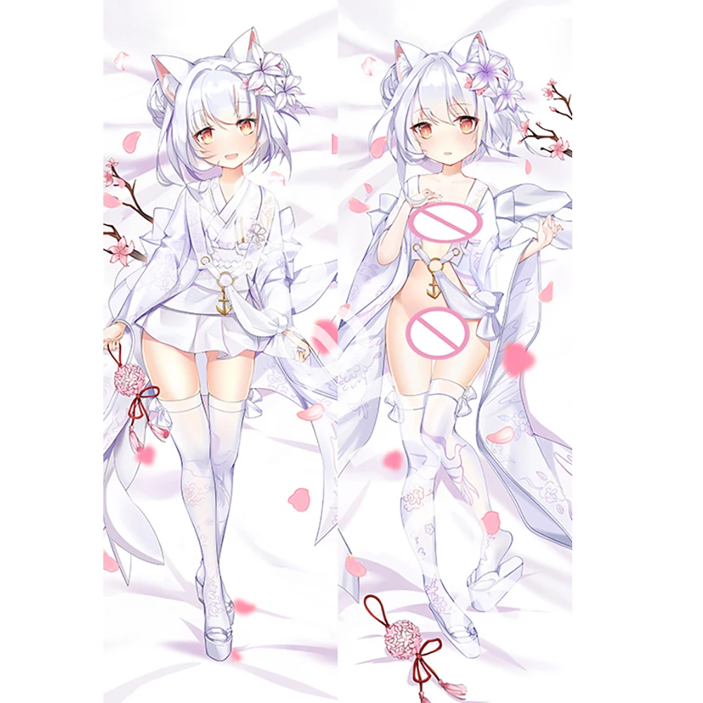 

Anime Game Azur Lane Yukikaze Dakimakura Hugging Body Pillowcase Cushion Cover Otaku Waifu Bedding Pillow Decor