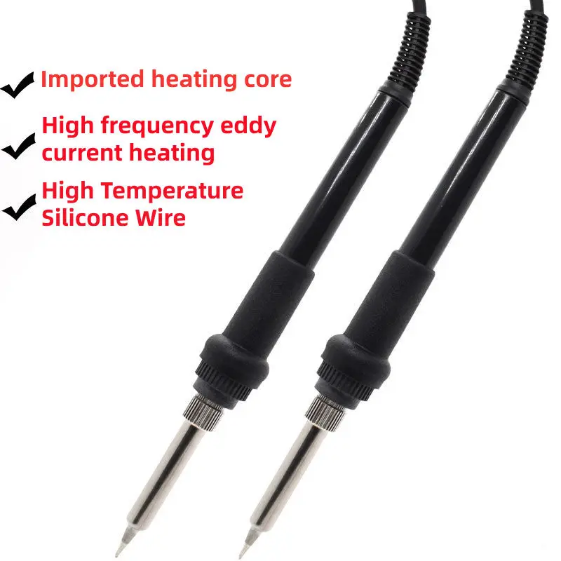 Electric Soldering Iron Solder Handle For QUICK 205H 203H Digital Display High-Power Lead-Free Soldering Station