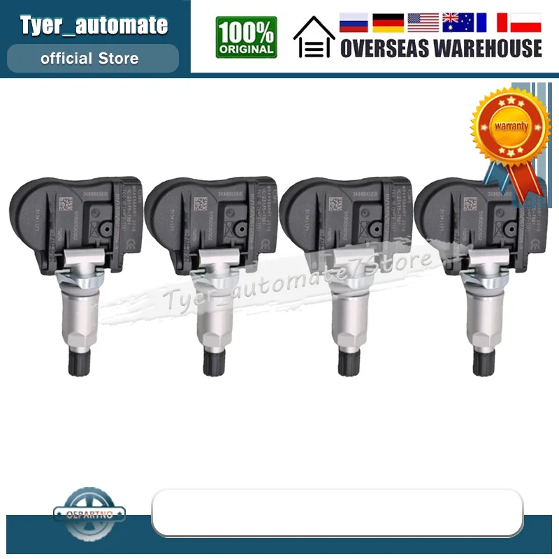 FOR 2006-2017 VOLVO S80 TPMS 433MHz TIRE PRESSURE SENSOR TPMS VOLVO TIRE AIR PRESSURE SENSOR 31341171 31445474 31341893