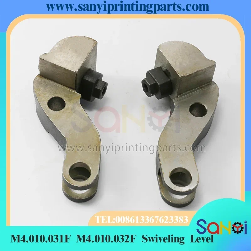 

1 Pair M4.010.031F M4.010.032F Swiveling Level For Heidelberg SM74 PM74 Printing Machine