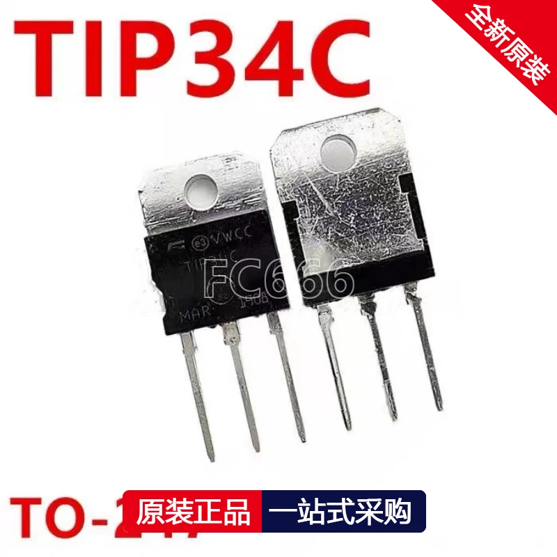 1PCS TIP33C TIP34C PNP TO-247 Bipolar Transistor - Bipolar Junction Transistor (BJT)