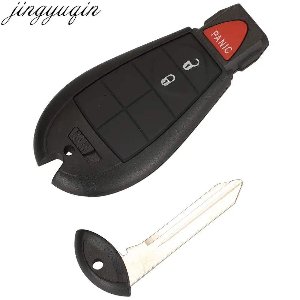 Jingyuqin M3N5WY783X รีโมทคอนโทรล Key Alarm 433MHz PCF7941ชิปสำหรับ Jeep Grand Cherokee IYZC01C 3/4/5/6ปุ่ม