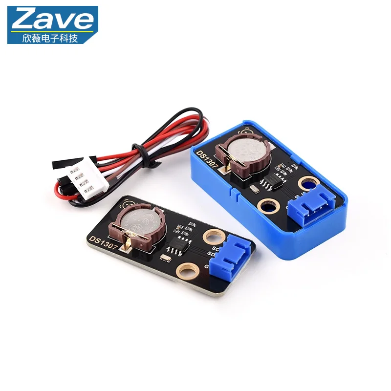 DS1307 Real - Time Clock Module with Power - Off Timekeeping, Storage and Timing Functions, RTC I2C - compatible, Arduino - comp