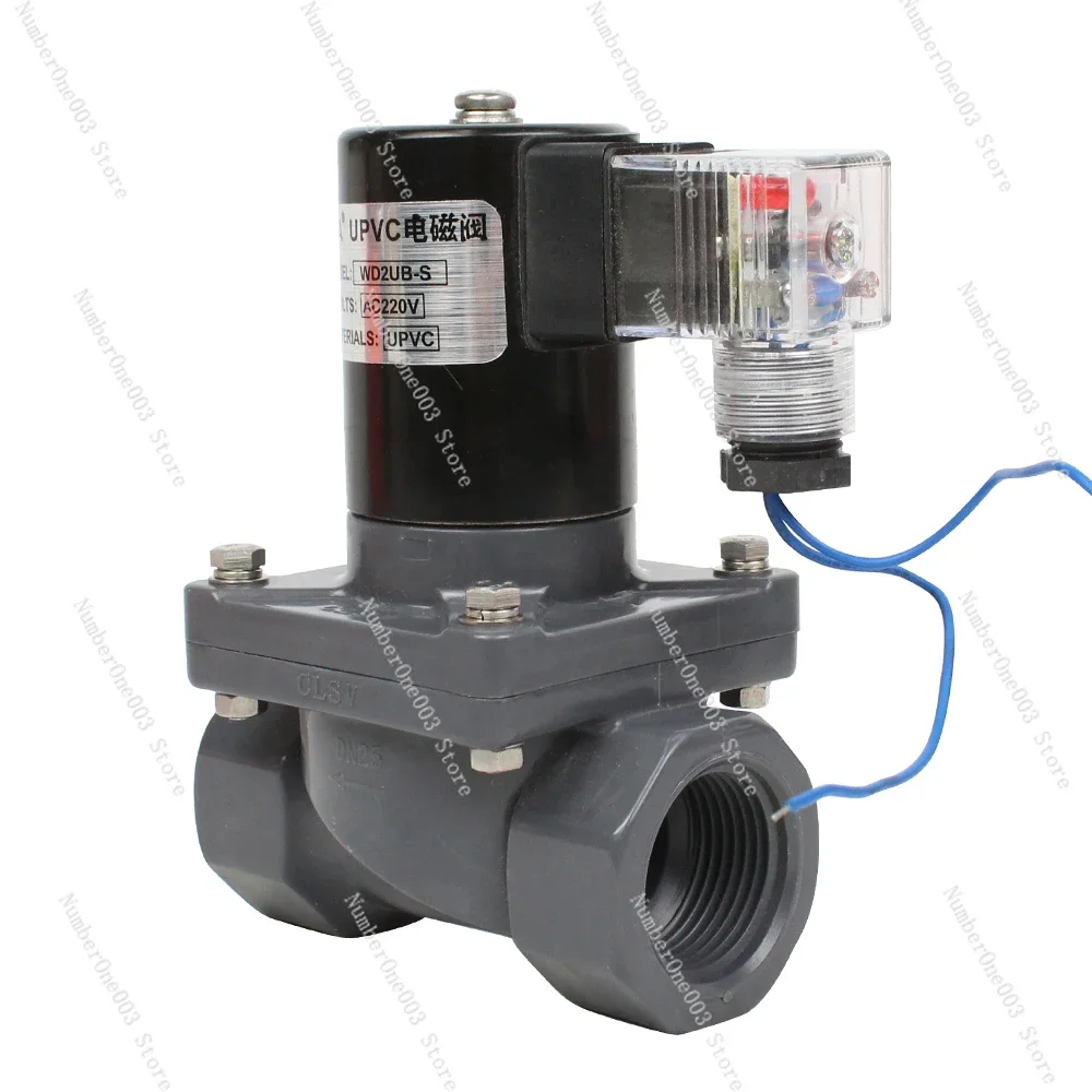 Valve Anti-Corrosion Plastic UPVC Chemical Dosing Sulfur-Resistant Hydrochloric Acid Corrosion Resistance Normally