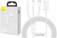 FAST CABLE 3W1 BASEUS LIGHTNING MICRO USB C 1.5 M