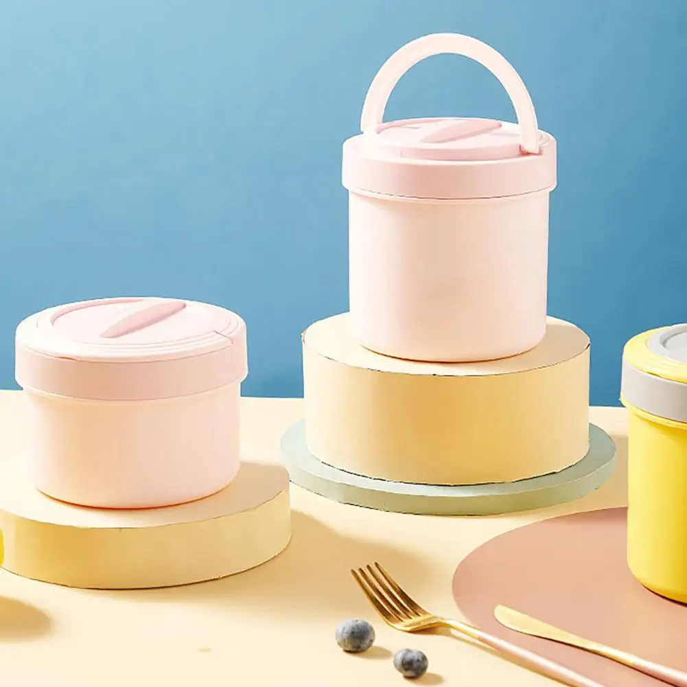 800ml/1200ml Stainless Steel Insulated Lunch Box 2 Tier Food Container with Leakproof Silicone Seal for Work School Picnics