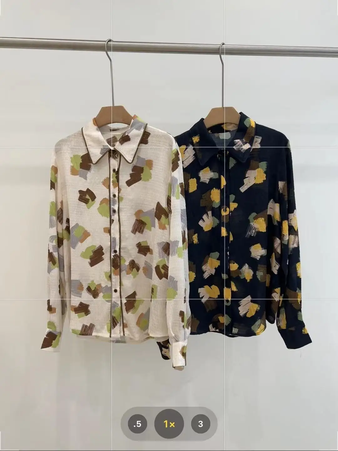 

Осенняя новинка: свободная блузка с принтом, корейский стиль, модель TheLAN2025, из полиэфирного волокна, для стройного силуэта