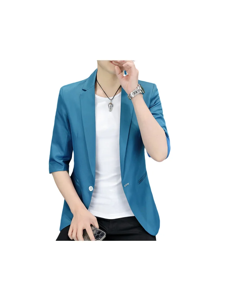 

lis1651 autumn men's clothing soft suit