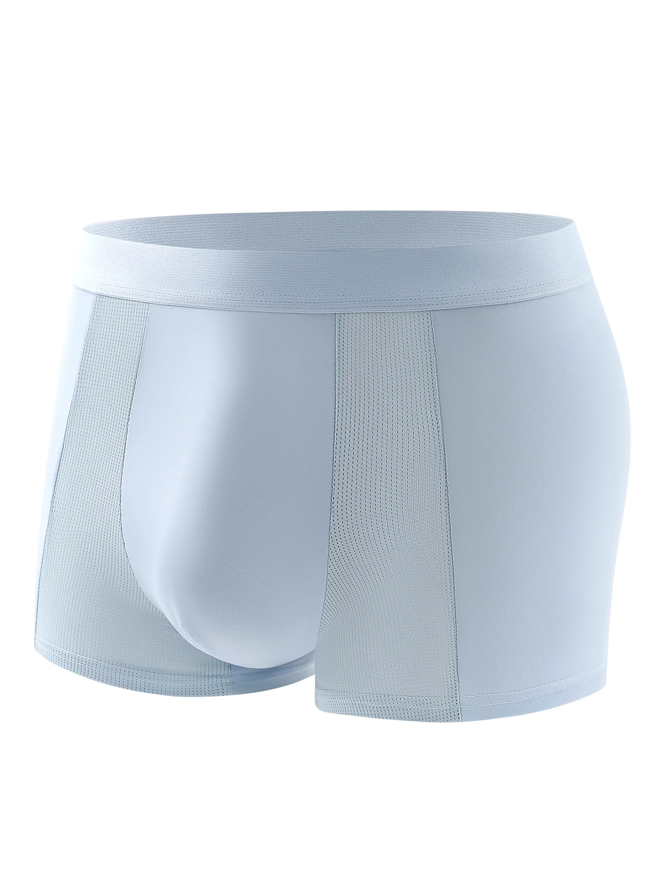 الرجال Athleisure الملاكم ملخصات 4 حزمة ثلاثية الأبعاد شبكة لوحة ملابس داخلية رياضية الرطوبة فتل العصرية الشارع الشهير السراويل Multipack