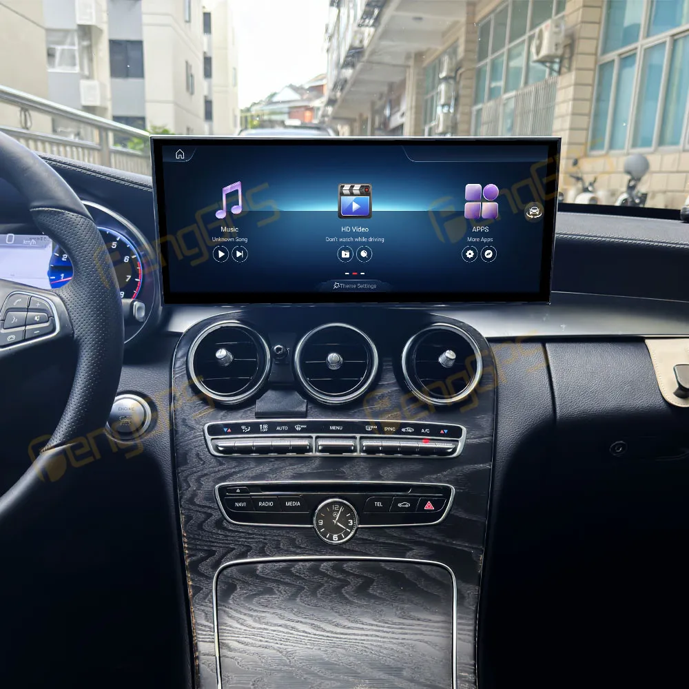 

15.8"Android 14 CarPlay Car Radio For Mercedes-Benz C GLC W205 2015-2019 Touch Screen Multimedia Player GPS Navigation Head Unit