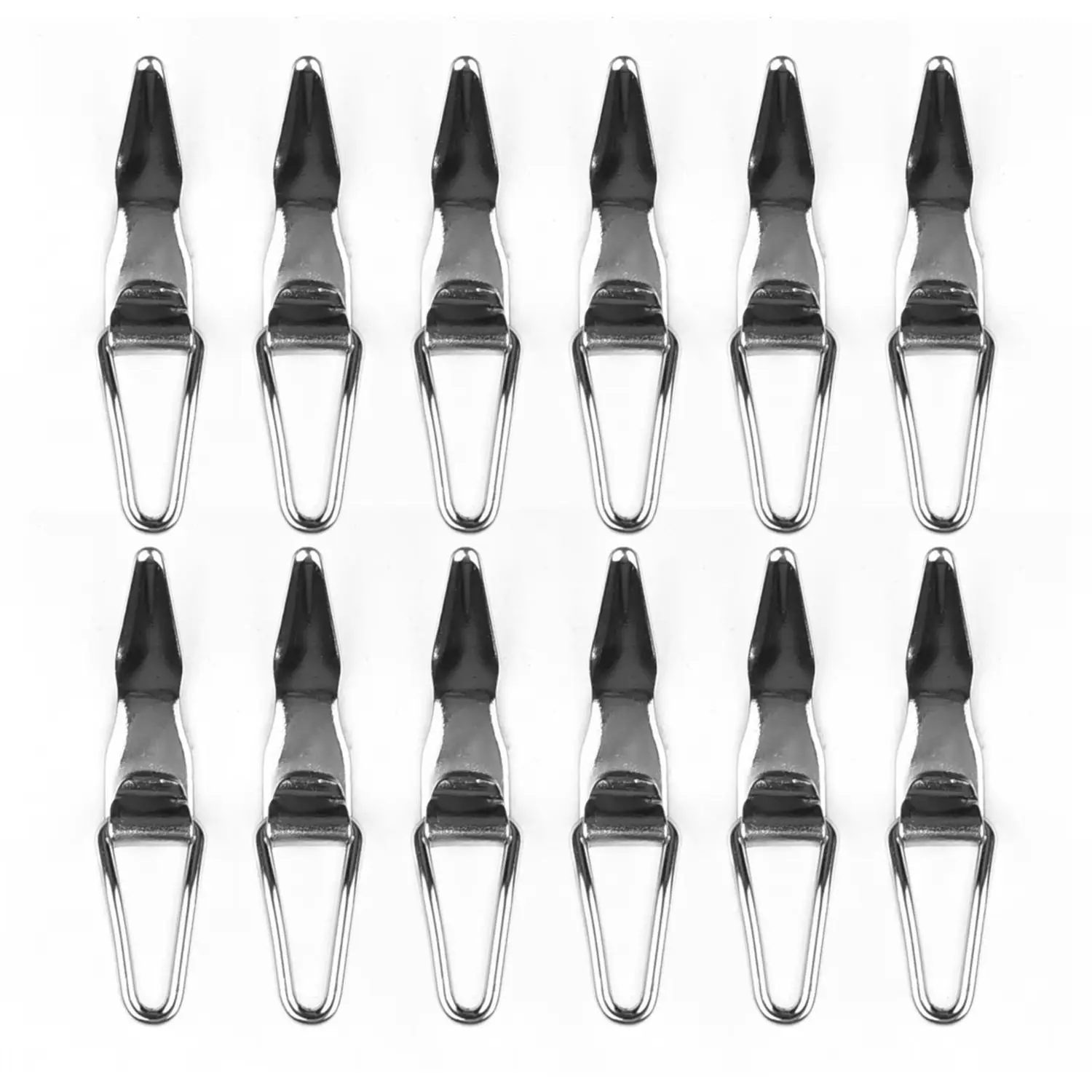 

6pcs Fishing Rod Guides Collapsible Hook Keeper For Luer And Fly Fishing Rods Stainless Steel Folding Hook Keeper Fishing Tools