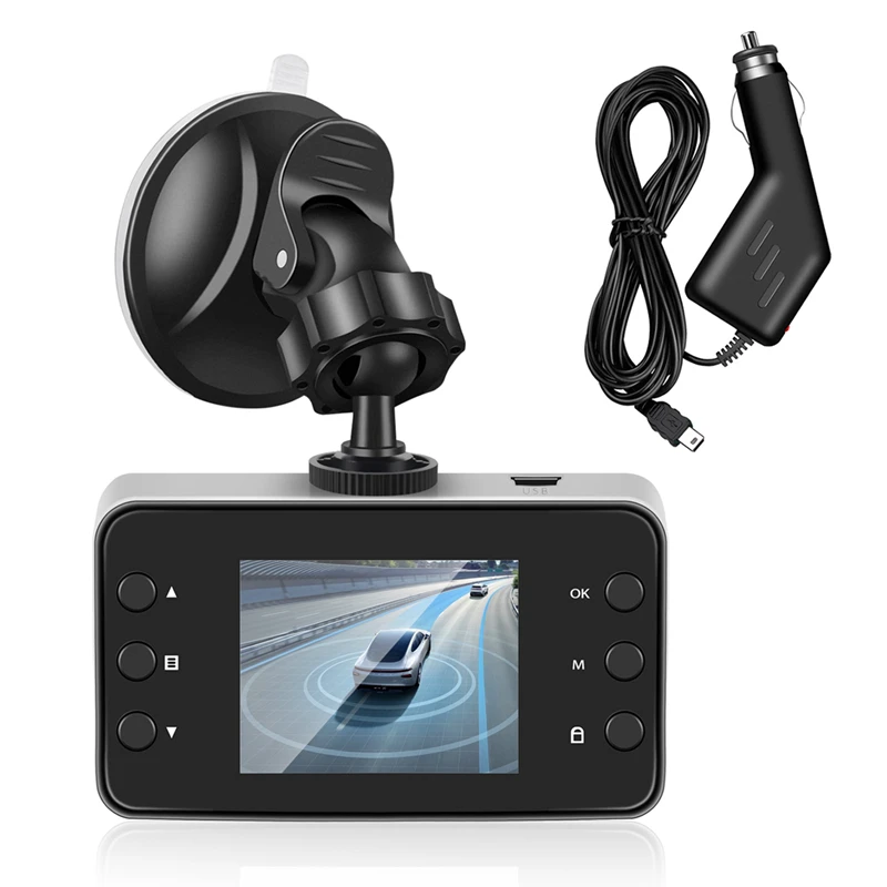 2.2 Inch Car DVR Dash Camera Full 1080P Loop Recording Motion Detection Drive Recorder Wide Angle Night Vision Dashcam