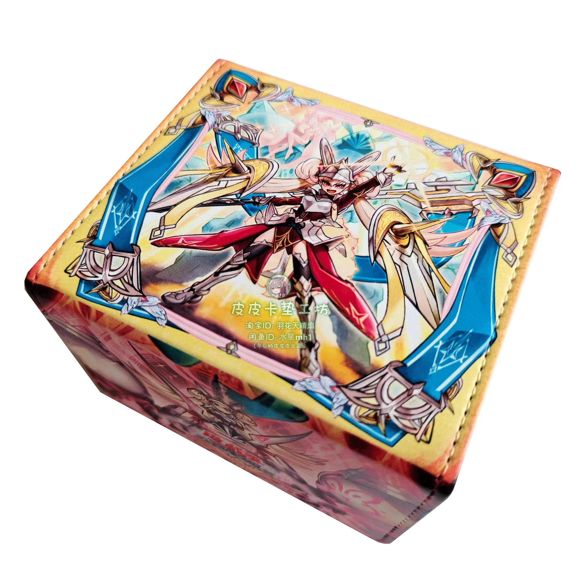 

Сделай сам Ю-Ги-О! Коробка для хранения карт Centur-Ion Primera Opcg Ws Ptcg Ygo, кожаная коллекция карт, защитная коробка, аниме-карта, подарочные игрушки