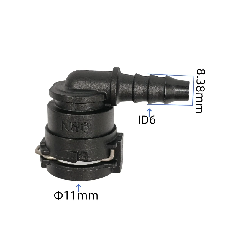 

NW6 elbow female connector water pipe fittings plastic Cooling water joint 1pc