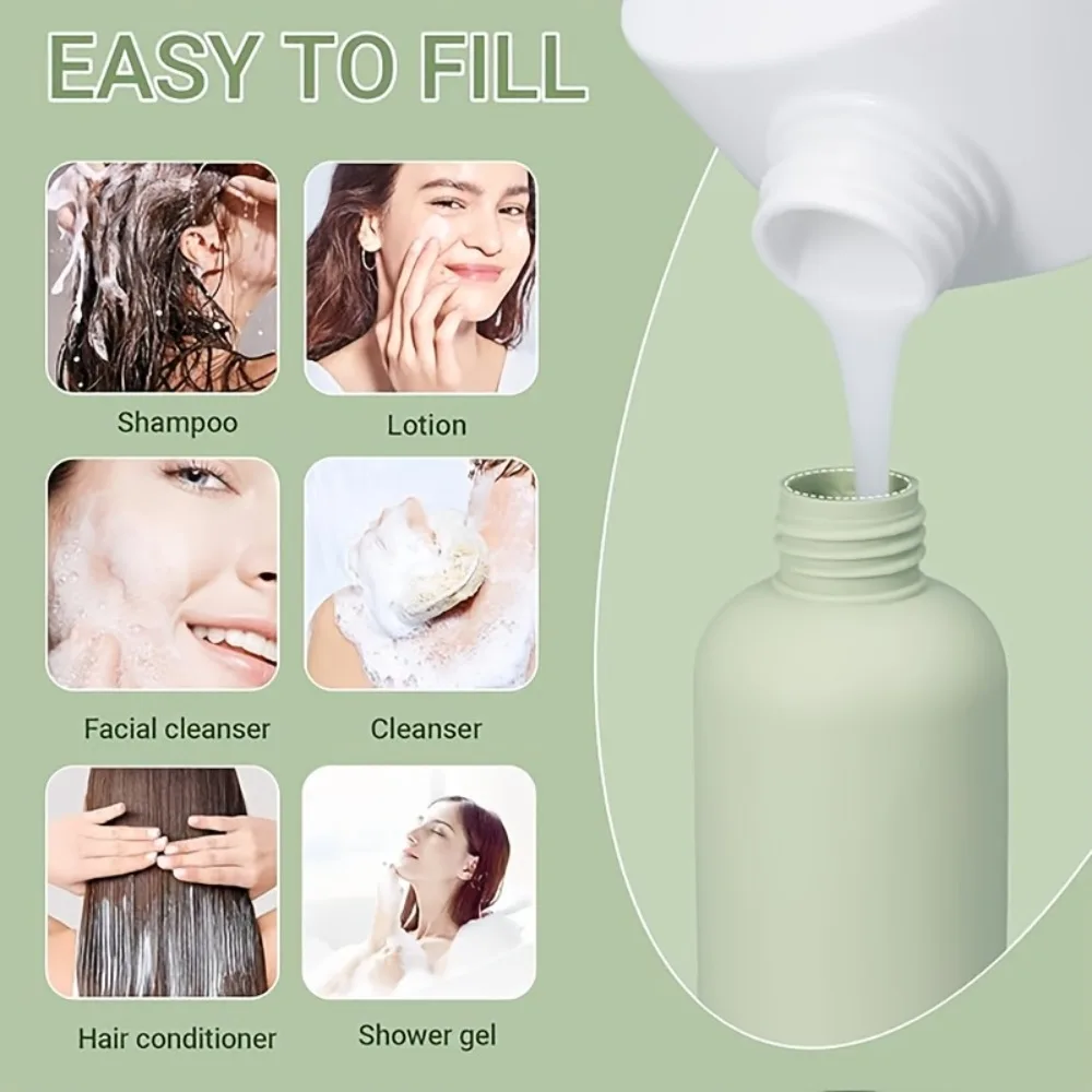 3 Stuks Hervulbare Draagbare Reisflessen 100 Ml Lekvrij Tsa Goedgekeurd Voor Shampoo Douchegel Zachte Knijpbuizen voor Reizen