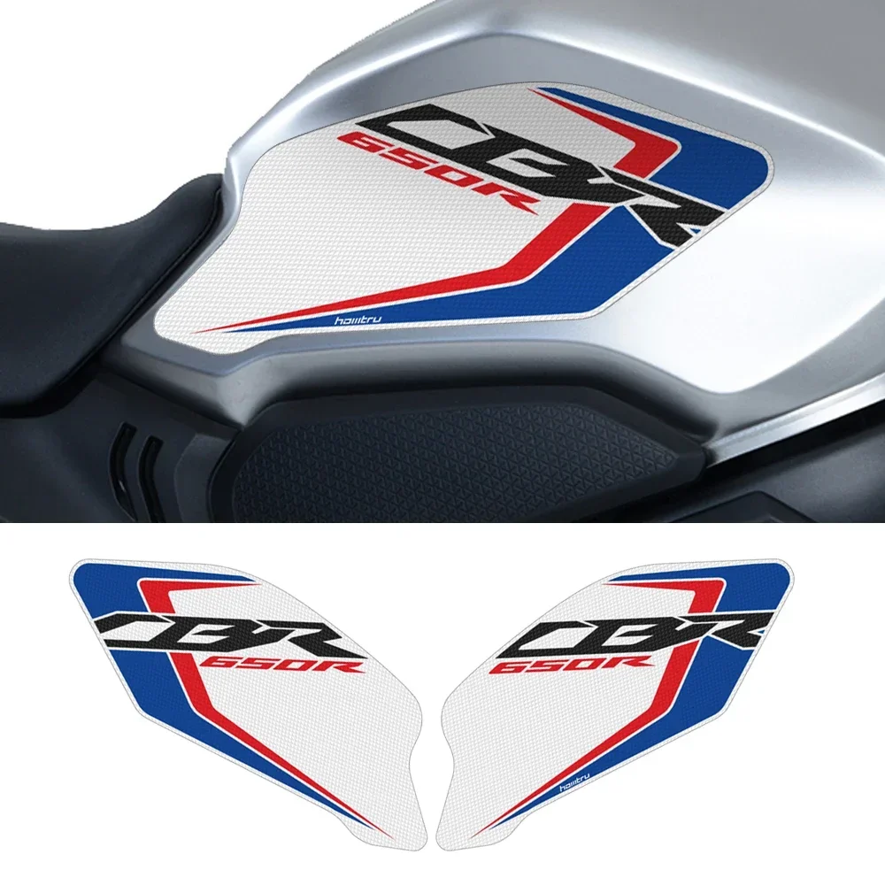 

Motorcycle Tank Grip Traction Pad Side Gas Knee Protection Anti-slip Sticker for Honda CBR 650R 2019-2022